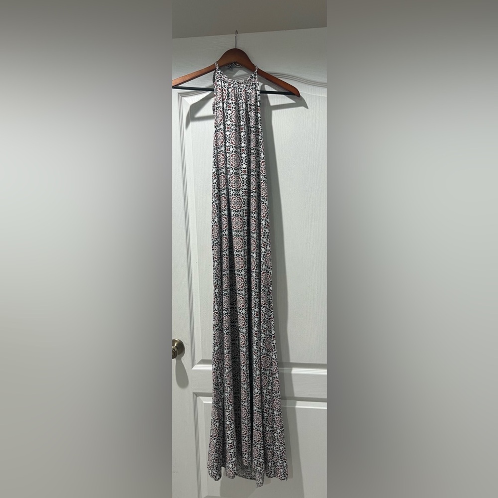 Pitahaya Patterned maxi halter dress size M